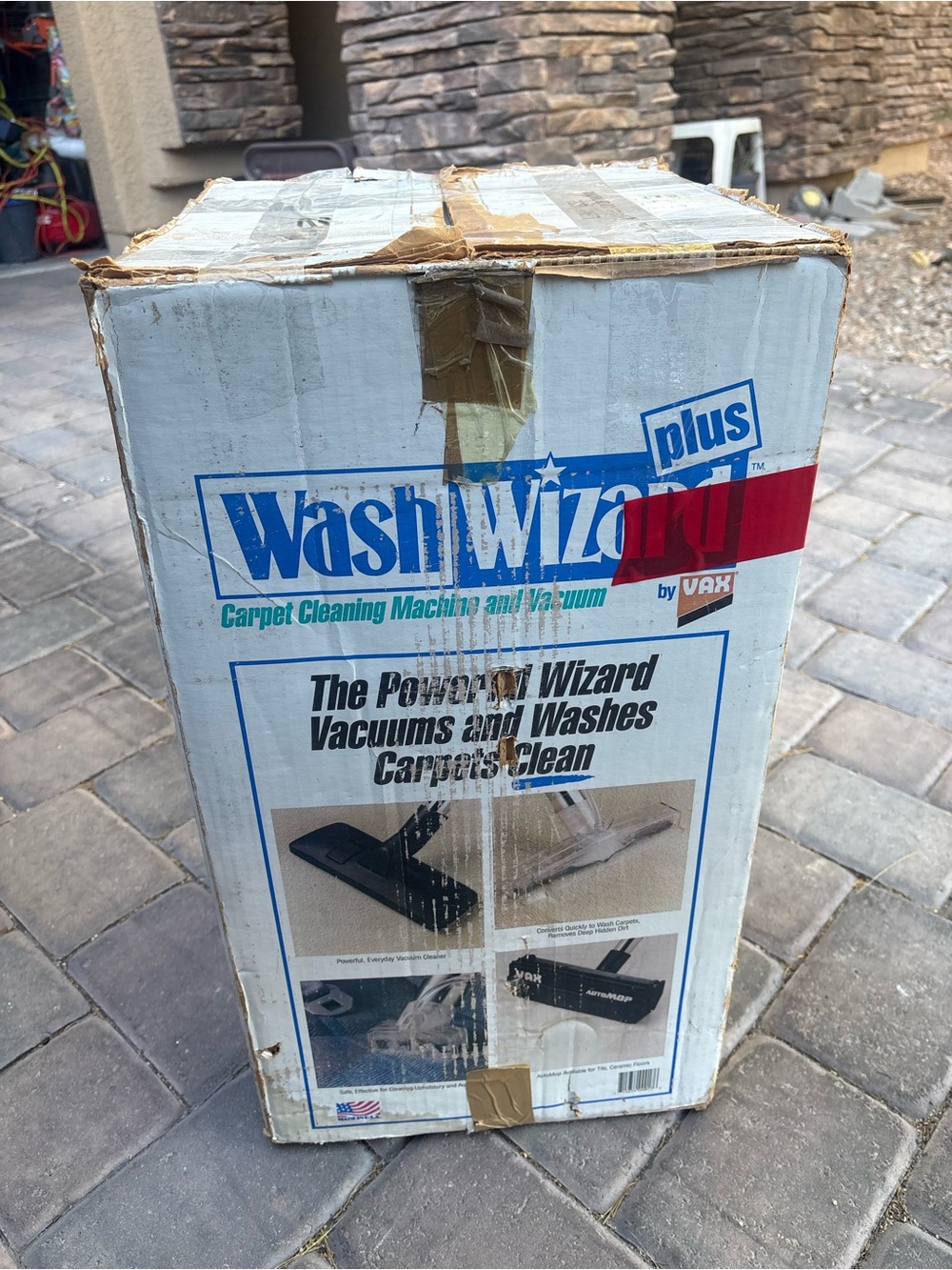 VINTAGE WashWizard Plus Carpet Cleaning Machine by - White